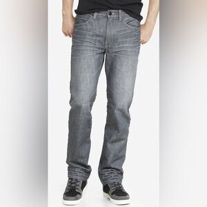 Express Kingston Classic Fit Straight Leg Jeans